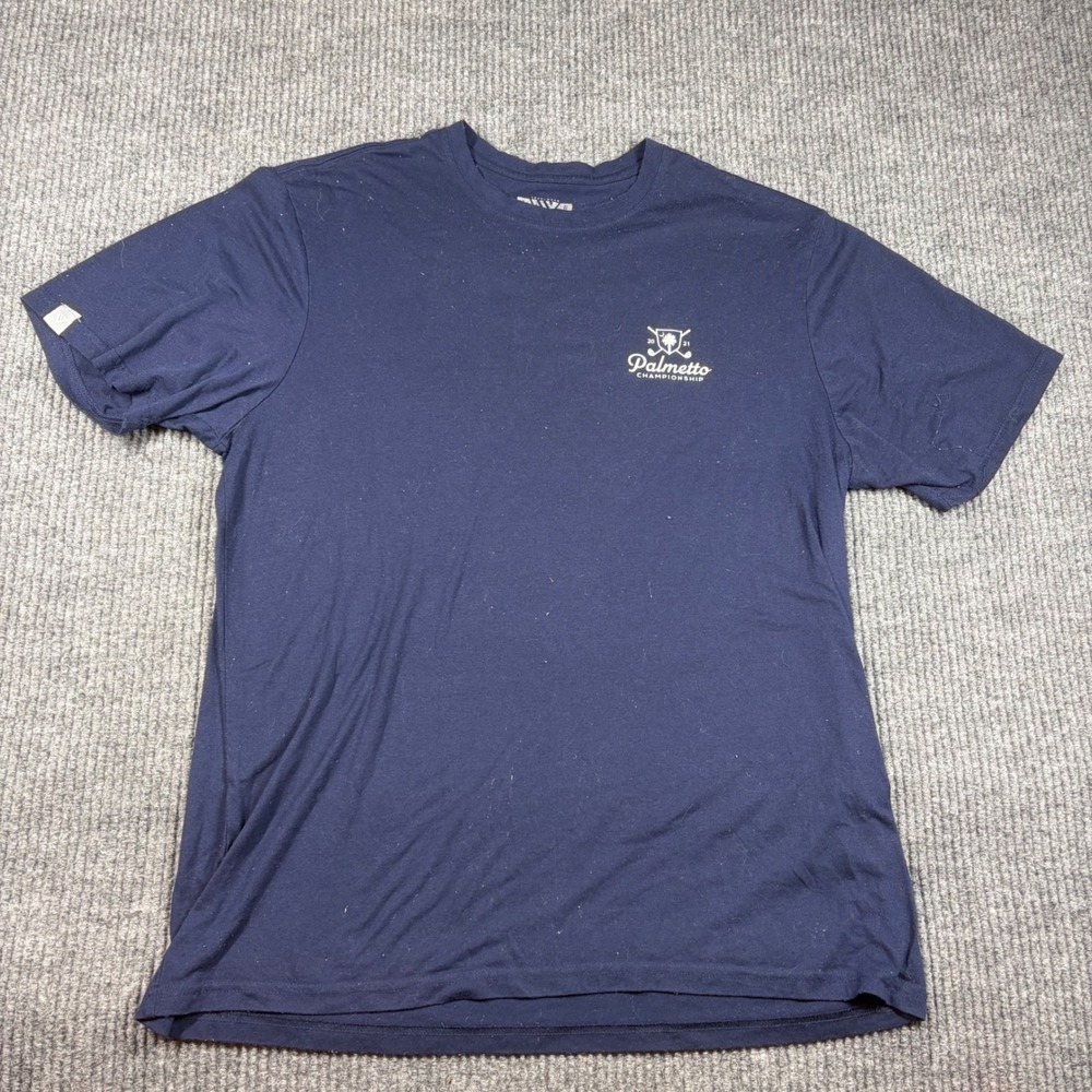Levelwear Shirt Men's L Palmetto Championship 2021 Golf Navy Cotton Blend